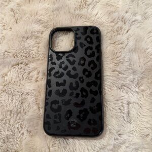 Velvet Caviar Black Leopard Print Phone Case IPhone 15 Pro Max